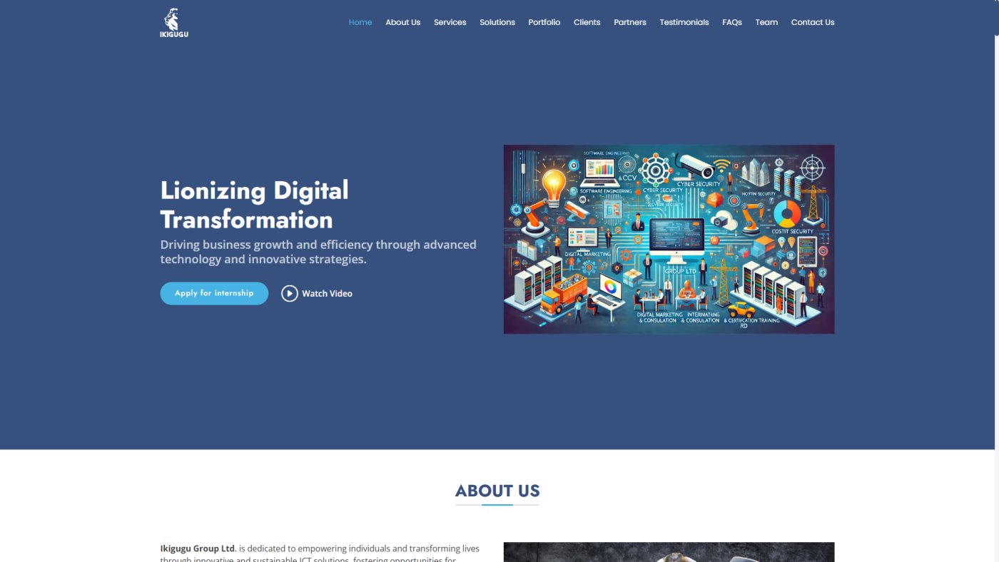 Ikigugu Group Website