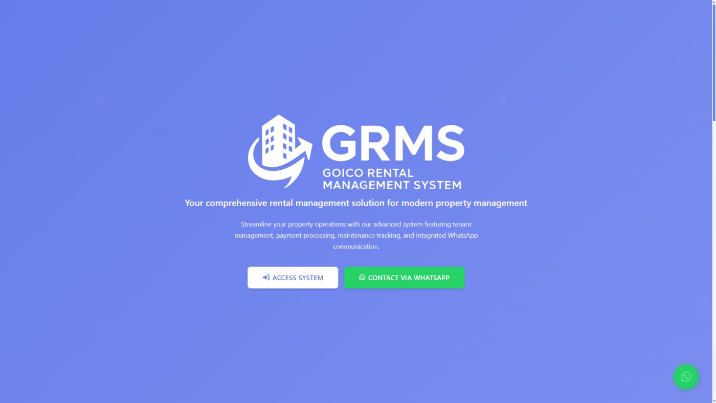 Goico Rental Management System